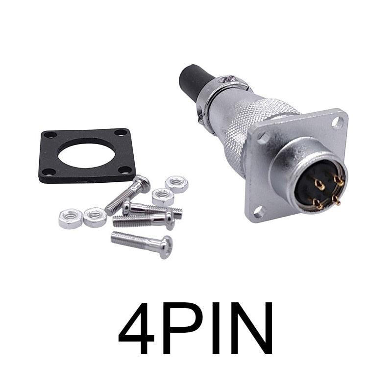 Aviation plug and socket aviation connector WS16 2-10pin female head male seat connector with anti-leakage reverse installation.aviation connector