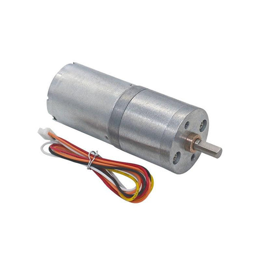 Brushless DC Motor JGA25-2430 12V High Torque Electric Motor Turbine Reduction Motor Controllable Forward and Reverse.