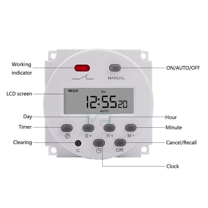 CN101A Programmable Time Switch Relay 16A.