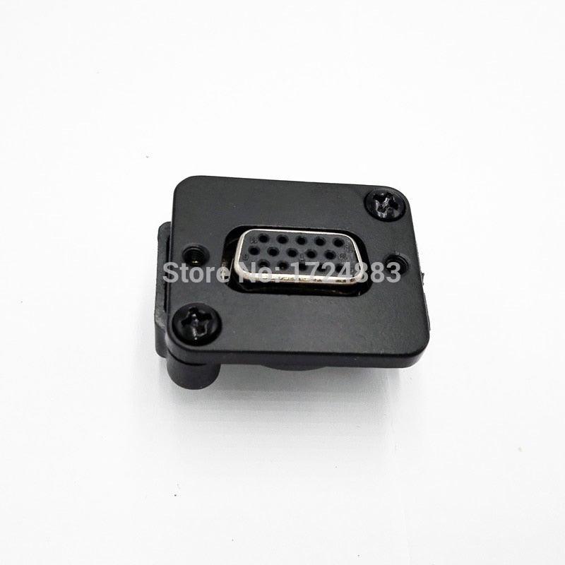 DB15 Female to Female connector VGA socket panel install DB9.