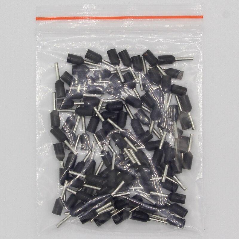 E0506 Tube insulating Insulated terminals 0.5MM2 Cable Wire Connector 100PCS/Pack Insulating Crimp Terminal Connector E-.