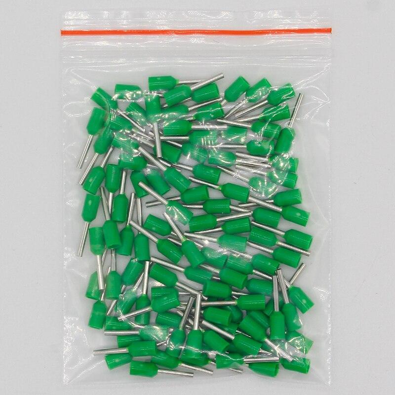 E0508 Tube insulating Insulated terminals 0.5MM2 Cable Wire Connector Insulating Crimp Terminal 100PCS/Pack Connector E-.