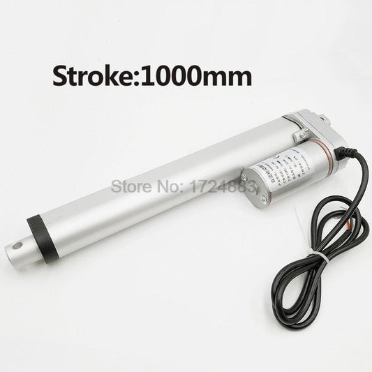 Electric Linear Actuator 12V/24V DC Motor 1000mm Stroke Linear Motion Controller.