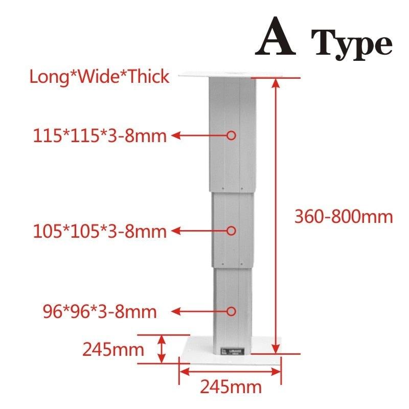 Electric type Tatami lifting table Max 65kg lift platform 360-800mm.