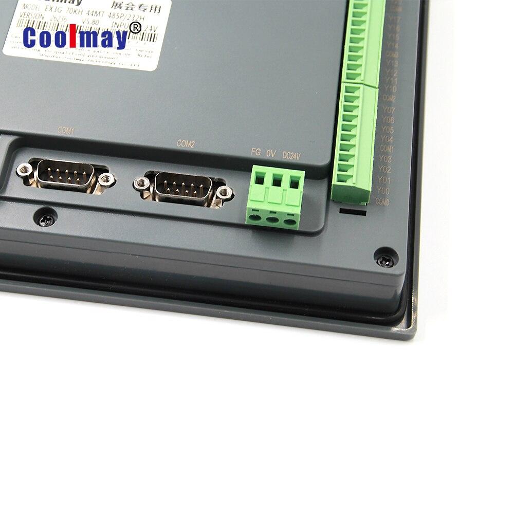 EX3G-70KH 7 inch HMI+PLC integrated all-in-one transistor outputs pt100 analog inputs.