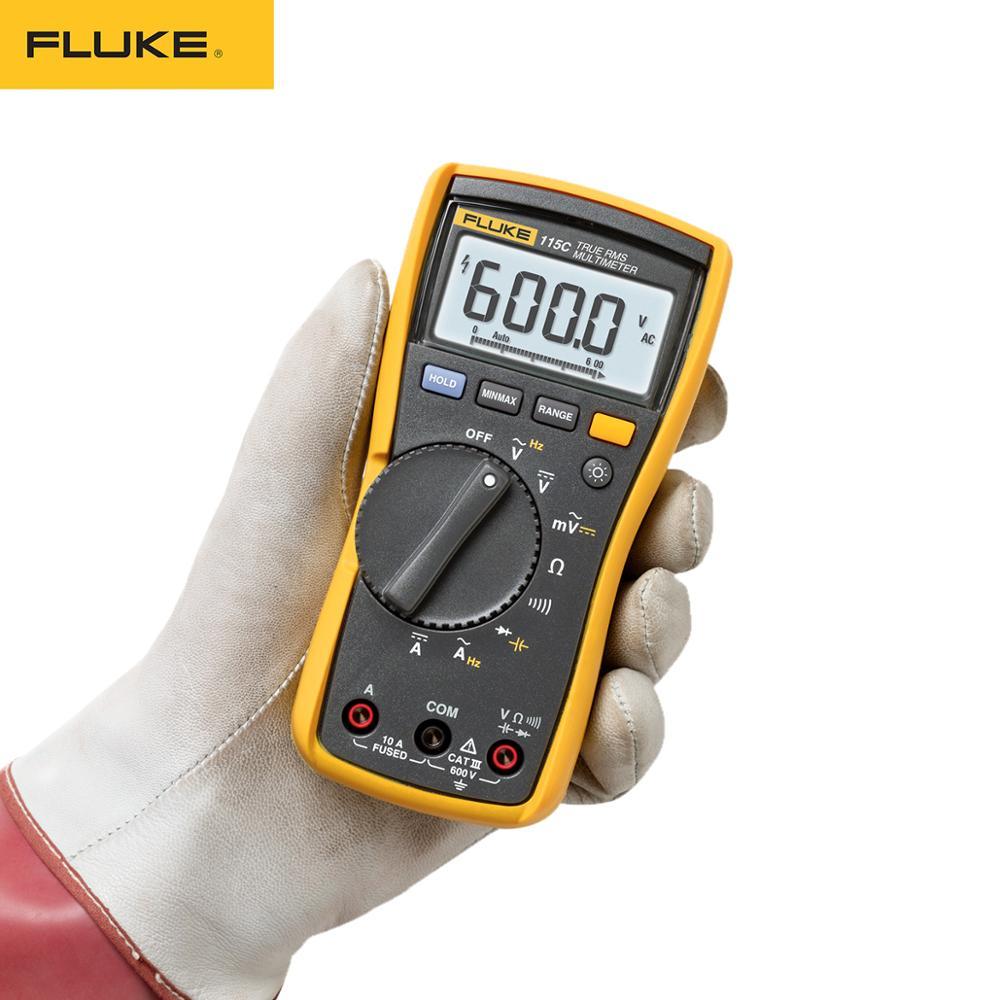 Fluke 115 C Digital Multimeter True RMS FLUKE 117 C Tester Profession Digital Tester High-precision FLUKE 116C Voltage Detection.