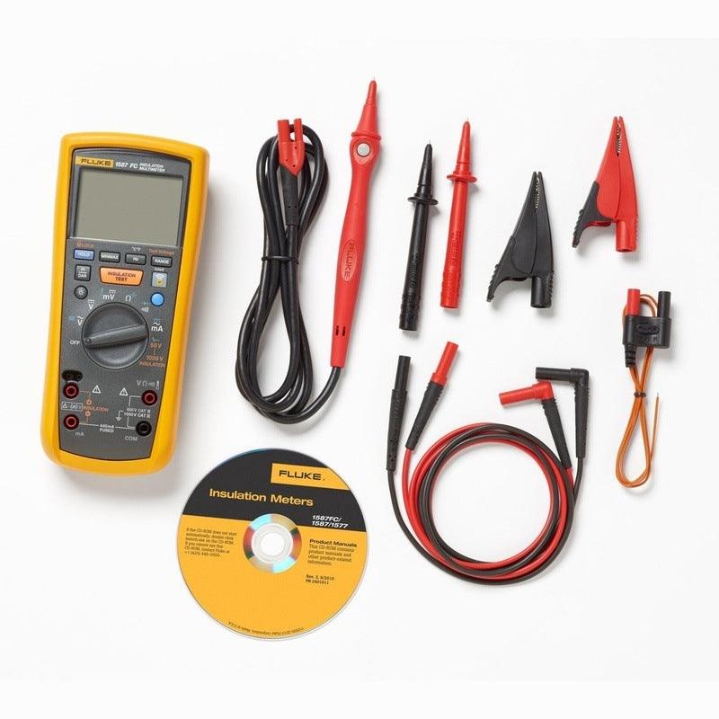 Fluke 1587FC/1577 Insulation Multimeter High Voltage Resistance Tester Wireless Transmission Megohmmeter.