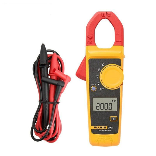 FLUKE 302+ Clamp Meter Multi-Function Digital AC Current Resistance DMM AC/DC F303 F305.