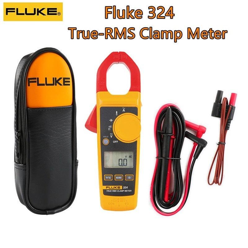 Fluke 324 True-RMS Clamp Meter with Temperature Capacitance Measurements and Carry Bag 40/400A AC 600V AC/DC.