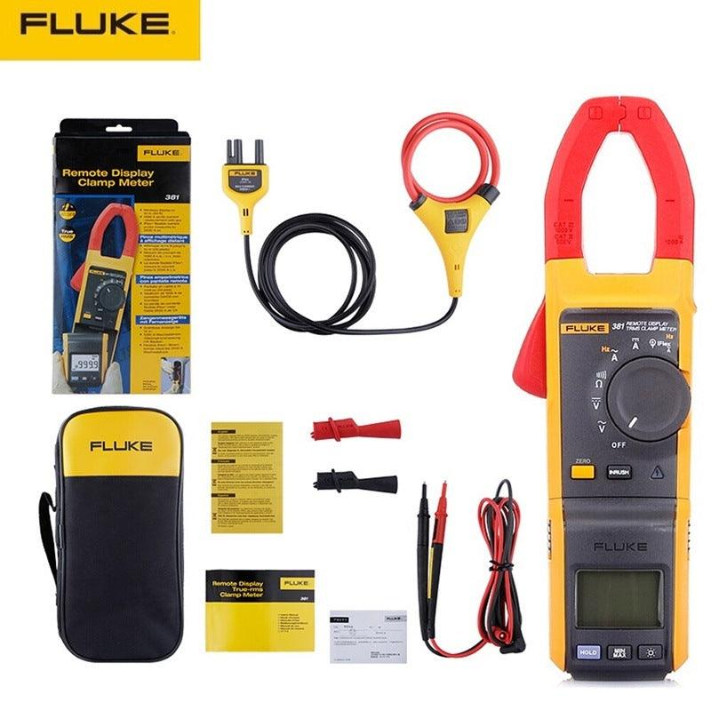 Fluke 381 Remote Display True-rms Clamp Meter iFlex Detachable Jaw & iFlex probe multimetro.