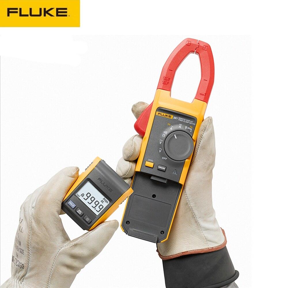 Fluke 381 Remote Display True-rms Clamp Meter iFlex Detachable Jaw & iFlex probe multimetro.