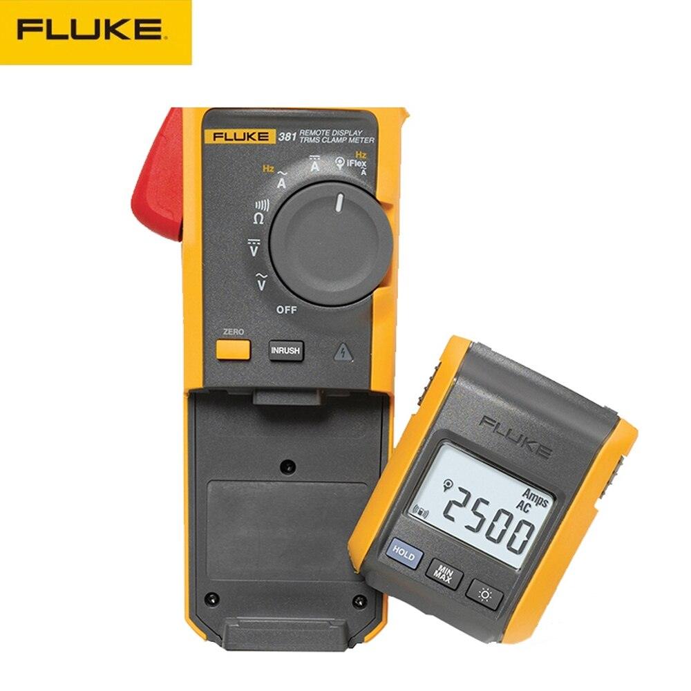 Fluke 381 Remote Display True-rms Clamp Meter iFlex Detachable Jaw & iFlex probe multimetro.