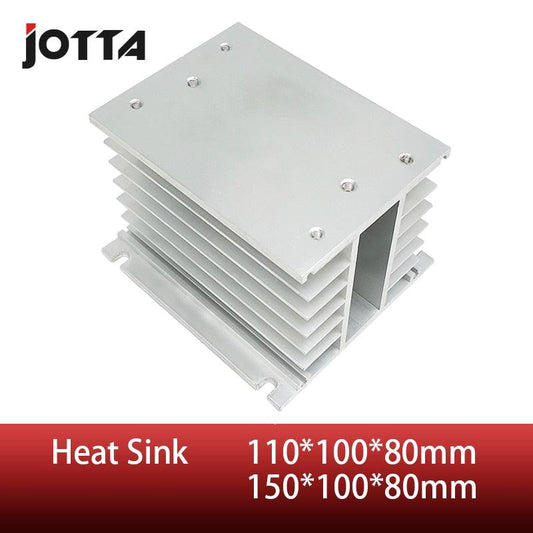 H shape 110*100*80mm/150*100*80mm Aluminum SSR Heat Sink.