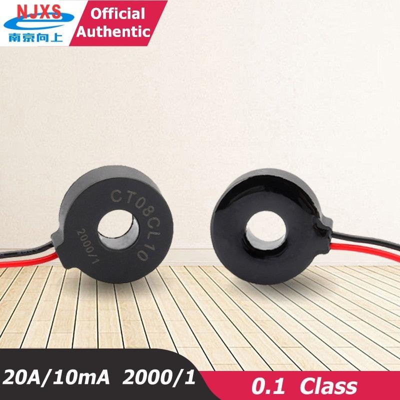 High quality current sensor transformer DL-CT08CL10 20A/10mA 2000/1 60a Micro Precision Current Transformer toroidal Miniature.