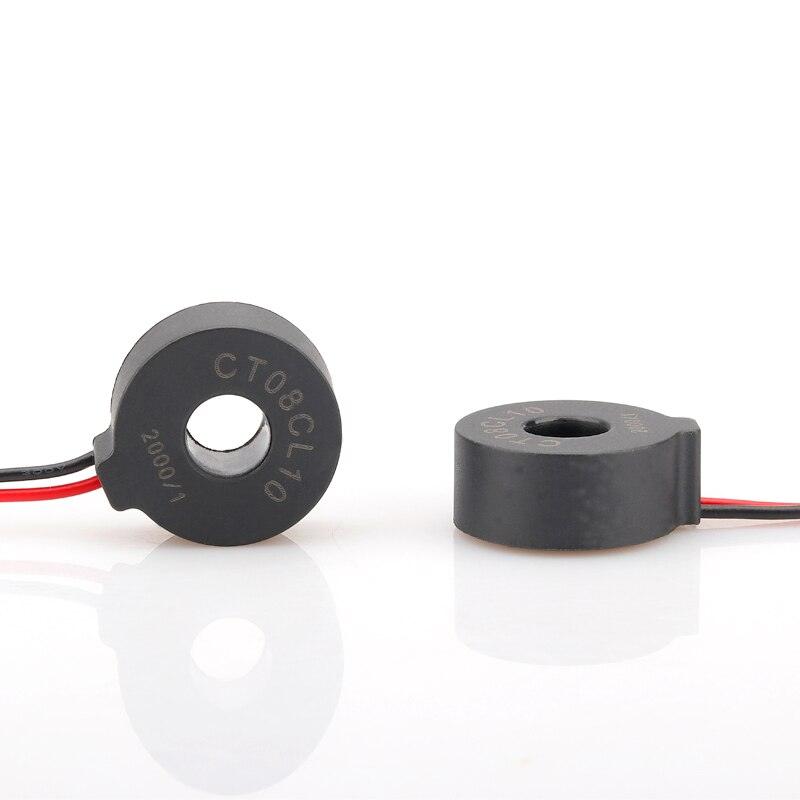 High quality current sensor transformer DL-CT08CL10 20A/10mA 2000/1 60a Micro Precision Current Transformer toroidal Miniature.