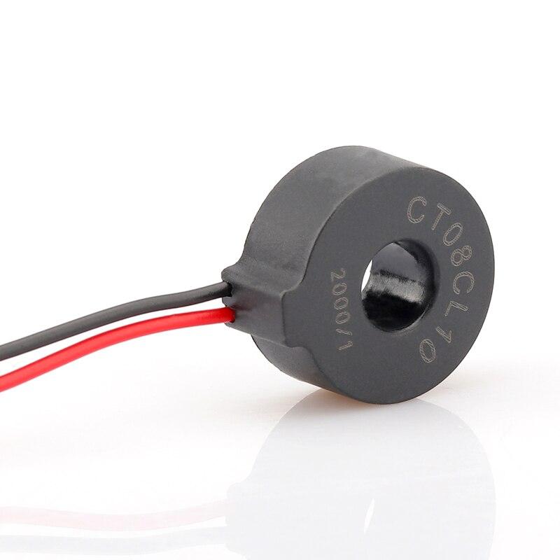 High quality current sensor transformer DL-CT08CL10 20A/10mA 2000/1 60a Micro Precision Current Transformer toroidal Miniature.