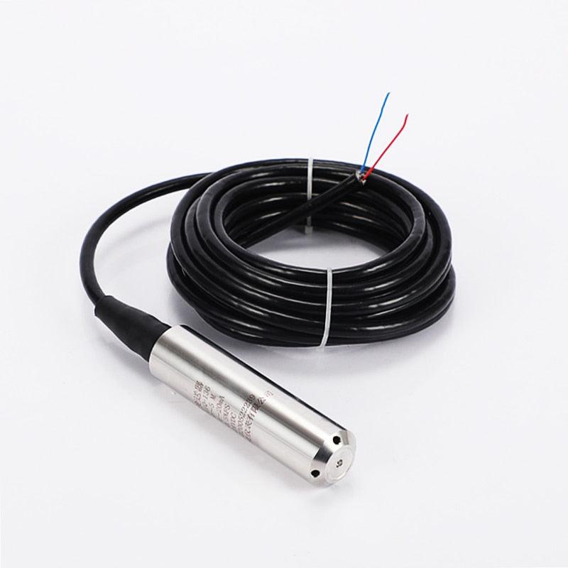 Hydrostatic Silicon throw in type Water Tank Level Sensor 0.5-4.5V output 5V Powered Liquid Level Transmitter for 20m Deep Well.