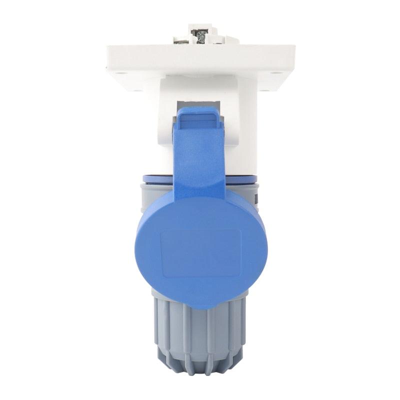 IP44 Industrial Plug and Socket 16A/32A 3P 4P 5P Waterproof and Explosion-proof.