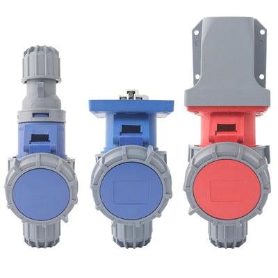 IP67 NEW Industrial Plug and Socket 16A 32A 3 Pin 4 Pin 5 Pin Wall Mounted.