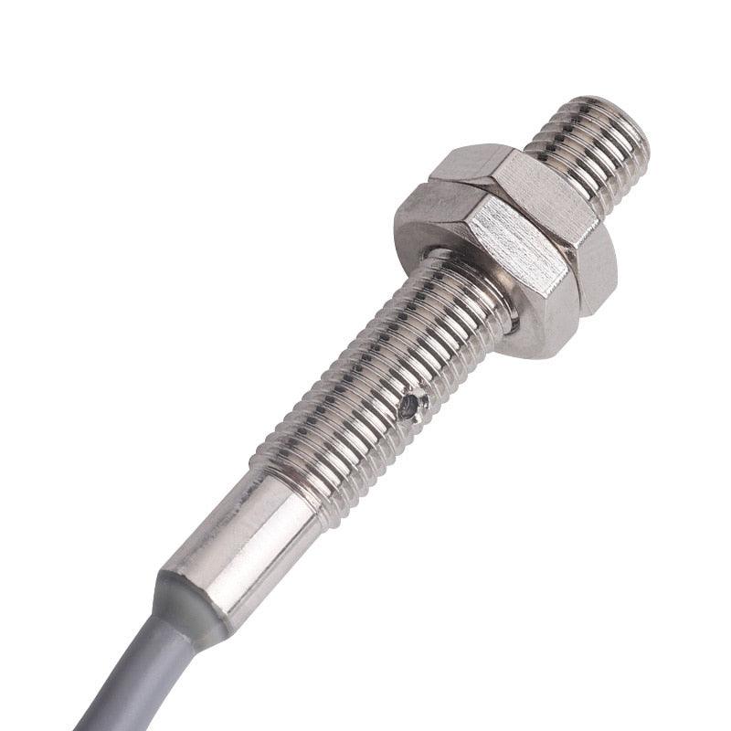 M3/M4/M5/M6 Micro Proximity Switch Three Wire Inductive Sensor with 2m Cable IP68.