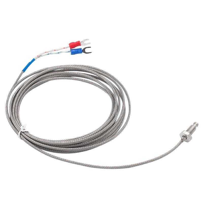 M6/M8 K Type Thermocouple Control Thread Screw Probe Temperature Sensor 0-400℃.
