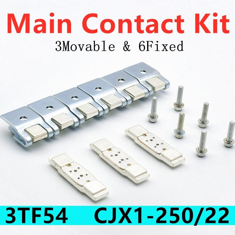 Main Contact Kit for 3TF54 Contactor 3TY7540-0X Fixed and Moving CJX1-250/22.