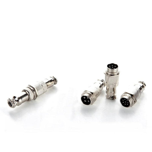 Male Plug Docking Plug GX12 aviation circular connector 2 Pin-7pin 12mm Butt plugs RS765.