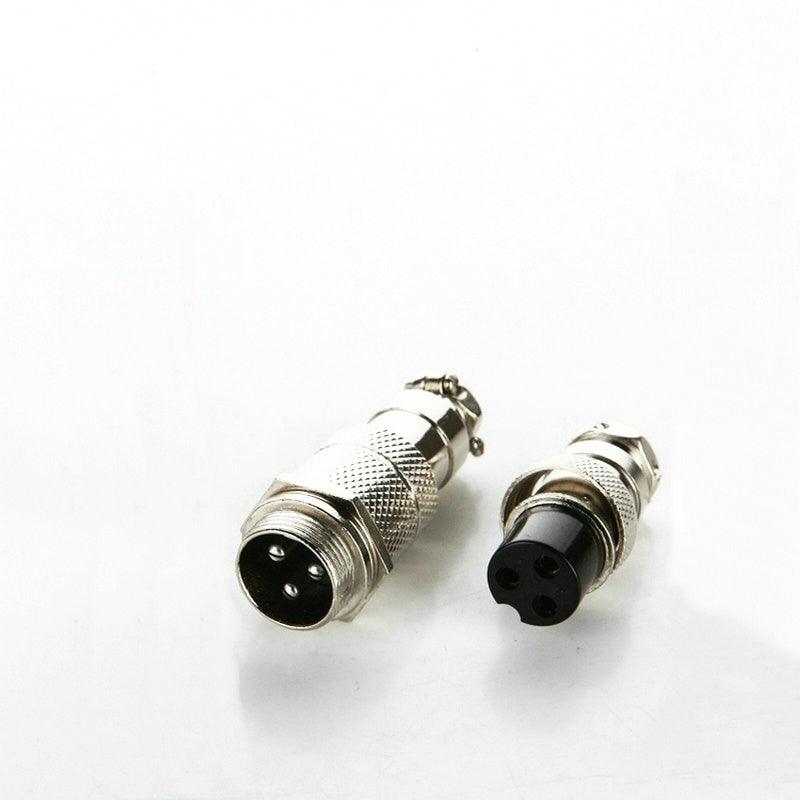 Male Plug Docking Plug GX12 aviation circular connector 2 Pin-7pin 12mm Butt plugs RS765.