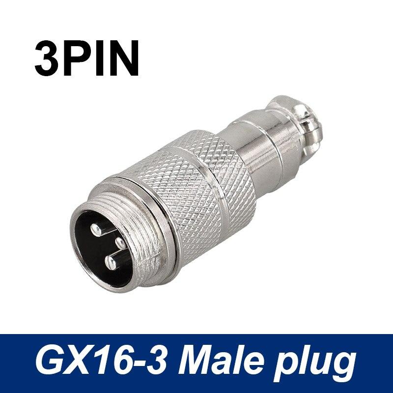 Male Plug GX16 aviation connector docking male plug 2Pin-10pin L73 RS765 DF16 M16.