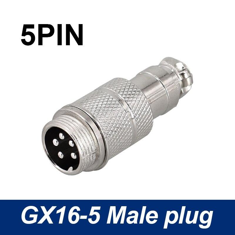 Male Plug GX16 aviation connector docking male plug 2Pin-10pin L73 RS765 DF16 M16.