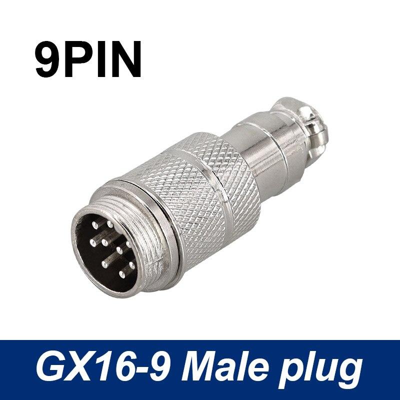 Male Plug GX16 aviation connector docking male plug 2Pin-10pin L73 RS765 DF16 M16.