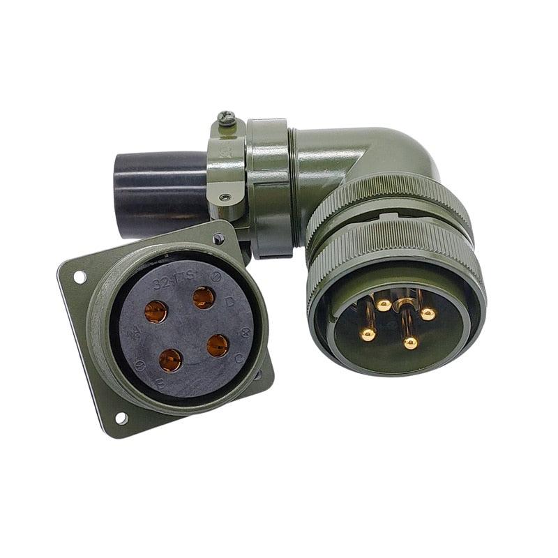 MIL-C 5015 MIL STD Military Specification Connector 4 Pin 32-17 Circular Connector Plug Socket MS3102 MS3106 MS3108.