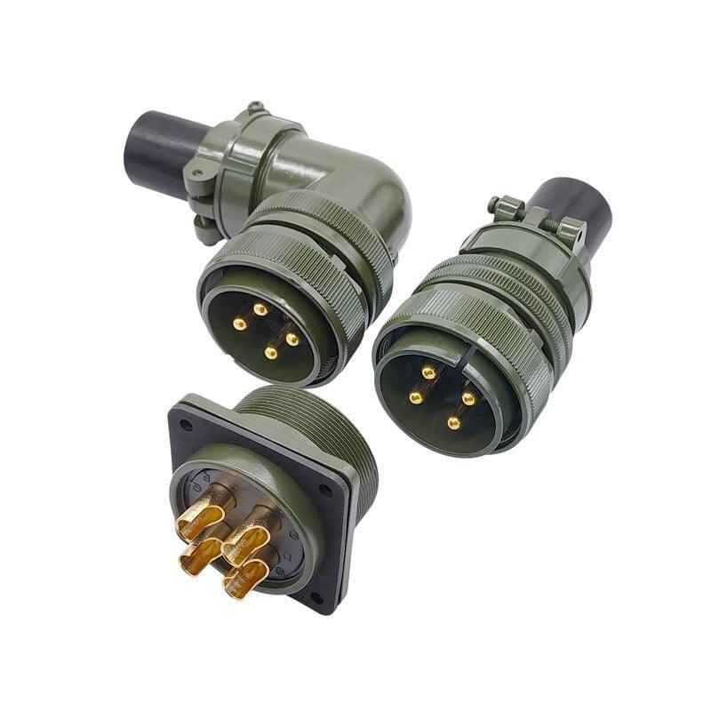 MIL-C 5015 MIL STD Military Specification Connector 4 Pin 32-17 Circular Connector Plug Socket MS3102 MS3106 MS3108.