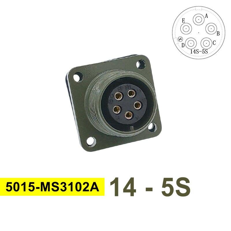 MIL STD Circular Connector MS3102A 14S-2 14S-5 14S-6 MIL-C 5015 Military Specification Connectors MS3106 MS3108 Plug&Socket.