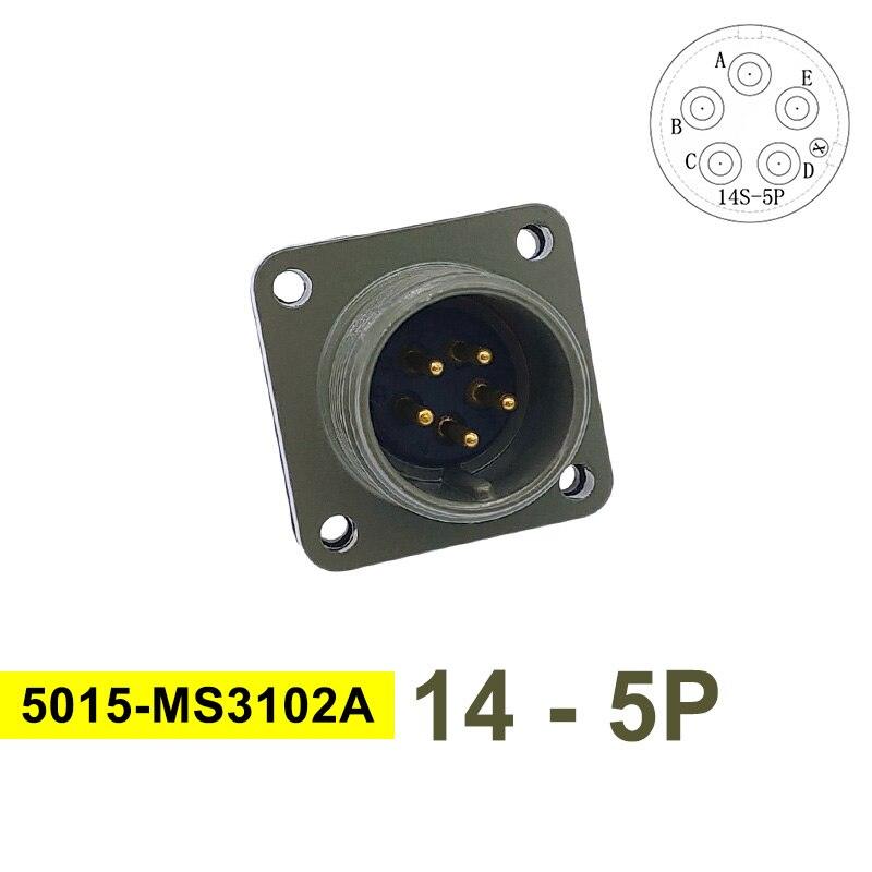 MIL STD Circular Connector MS3102A 14S-2 14S-5 14S-6 MIL-C 5015 Military Specification Connectors MS3106 MS3108 Plug&Socket.