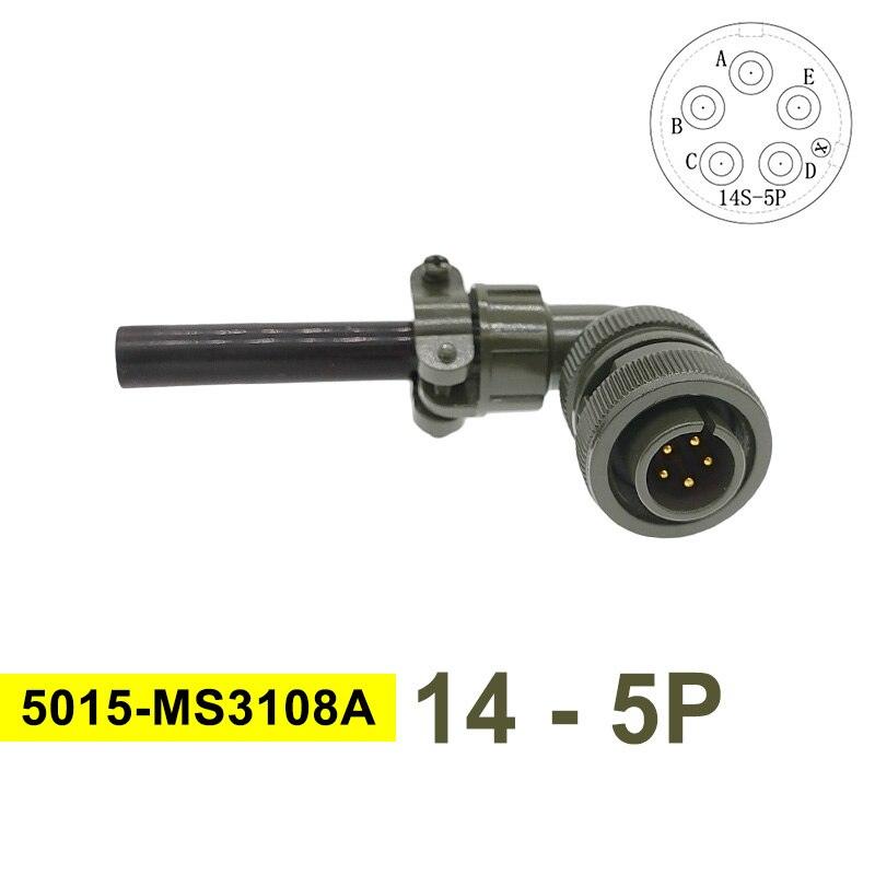 MIL STD Circular Connector MS3102A 14S-2 14S-5 14S-6 MIL-C 5015 Military Specification Connectors MS3106 MS3108 Plug&Socket.