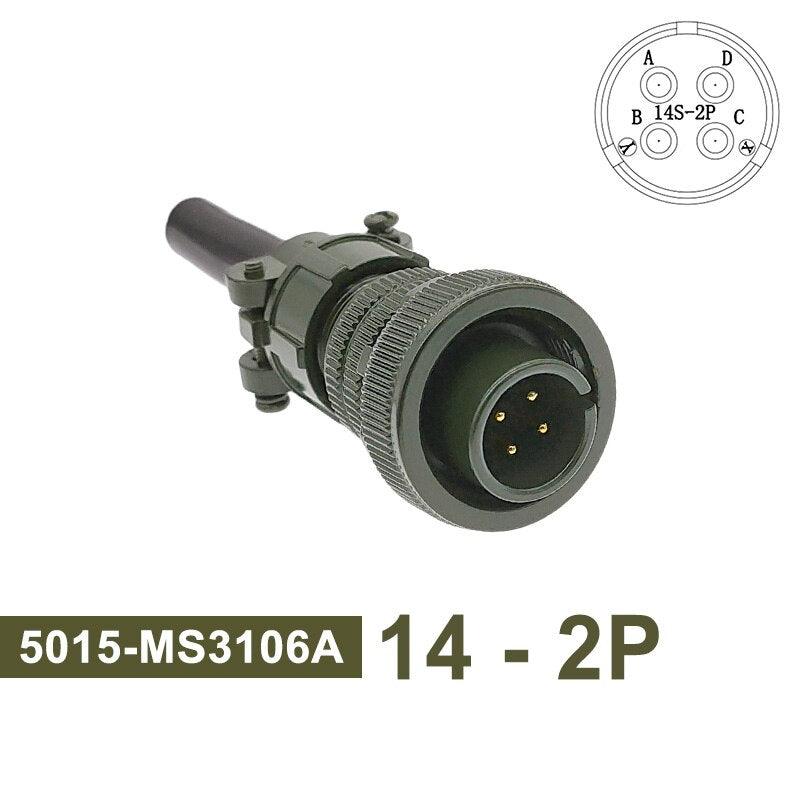 MIL STD Circular Connector MS3102A 14S-2 14S-5 14S-6 MIL-C 5015 Military Specification Connectors MS3106 MS3108 Plug&Socket.