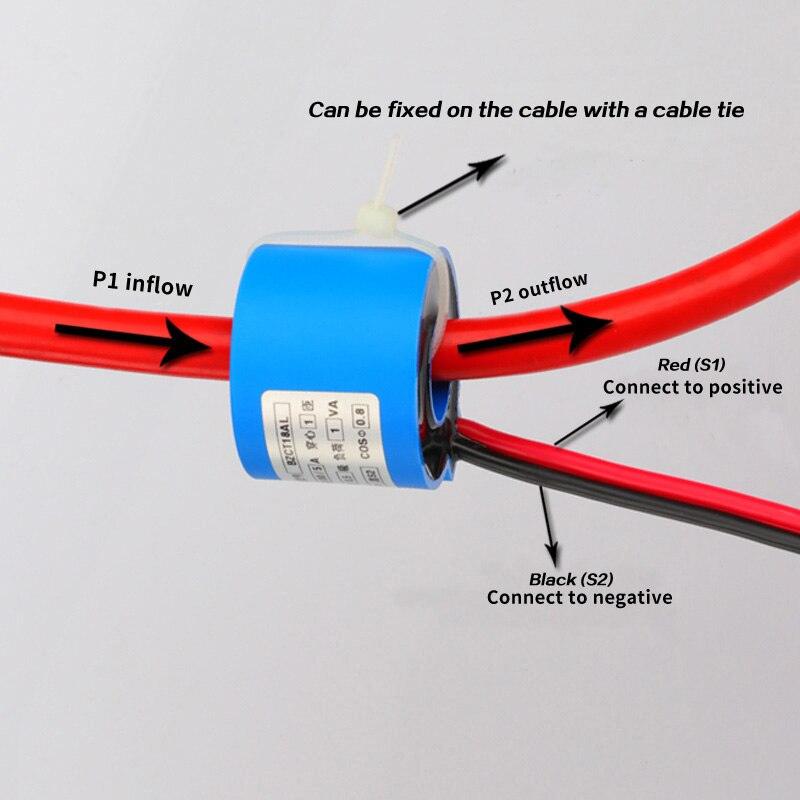 Miniature AC Current Transformer 05 class BZCT18AL-30a/5a 505a 75a:5a 100a/5a 150a5a standard current transformer single phase 3.