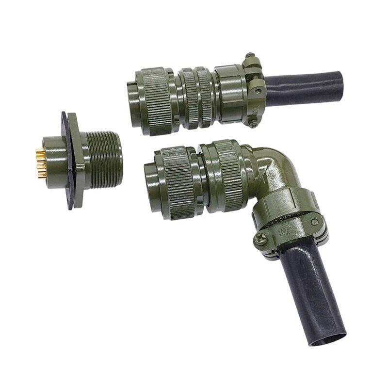 MS3102A MIL-C 5015 Military Specification Connector 18S-12 18S-8 18S-1 Plug&Socket MS3106A MS3108A MIL STD Circular Connectors.