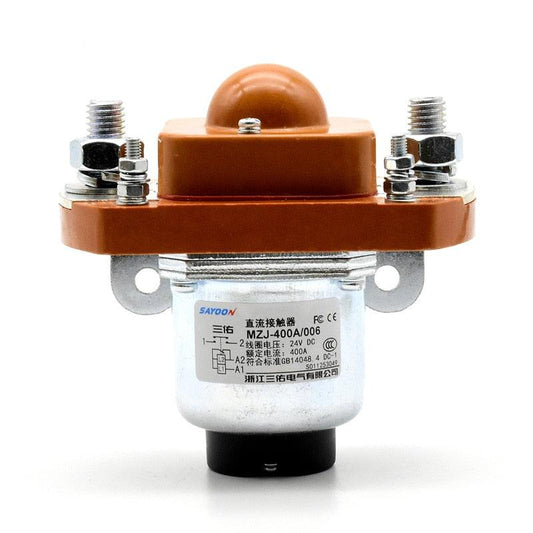 MZJ-400A ZJ400A 1NO Normal-Open 12V 24V 36V 48V 72V SZJ400A DC Contactor for Motor Forklift Electromobile Grab Vehicle Car Winch.