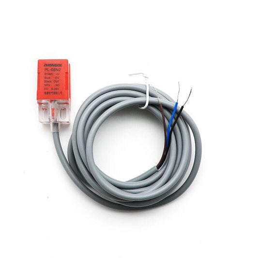 PL-08N2 Square Proximity Switch Inductive Sensor Metal Switch Three-wire NPN Normally Closed DC 6V 36V,metal sensor