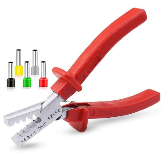 PZ1.5-6 Germany Style Small Crimping Plier For Cable End Sleeves Special Tool Steel.crimping plier germany style
