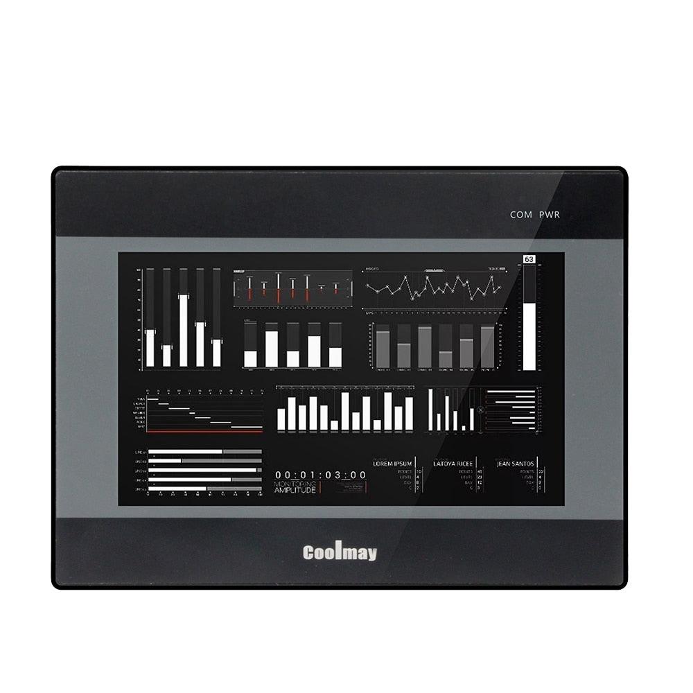 QM3G-70FH 7 inch 24DI 20DO programming plc with hmi touch panel integrated.