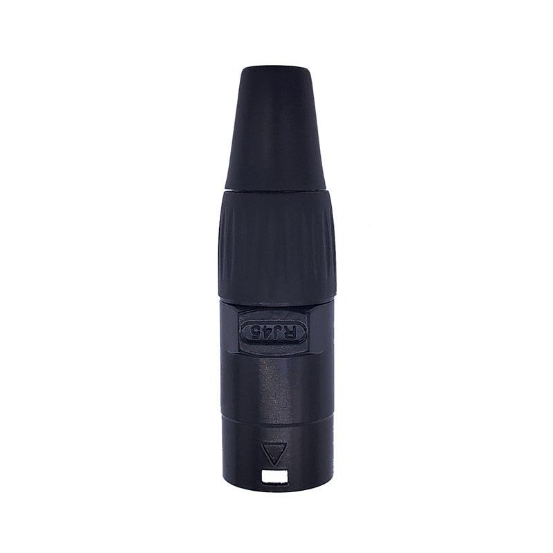 RJ45 waterproof connector plug D type panel mount socket ip65 Ethernet connectors.