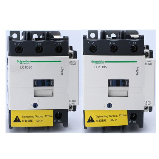 Schneider Electric 3P 80A 95A AC Contactor LC1D80M7C LC1D80E7C LC1D80F7C LC1D80Q7C LC1D95M7C LC1D95E7C LC1D95F7C LC1D95Q7C.