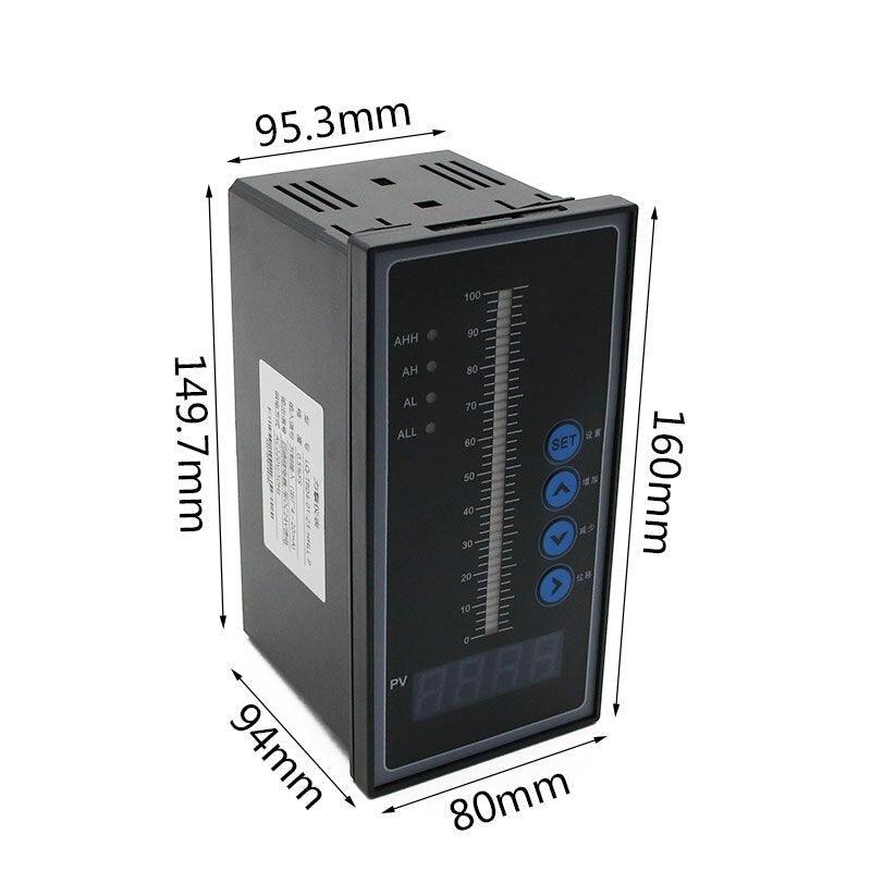 Sensor Meter Controller Temperature Pressure Water Level Control J K PT100 4-20mA 0-5V 0-10V universal Input 2 Way Relay Output.