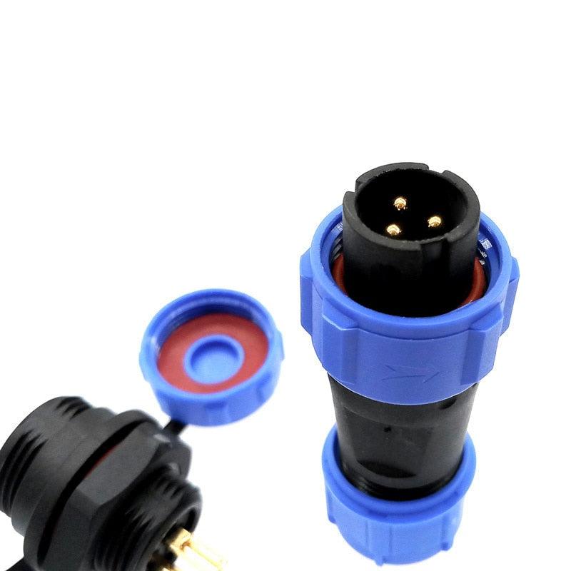 SP1310 SP1312 waterproof connector SP13 2pin 3pin 4pin 5pin 6pin 7pin 9pin IP68 connectors plug and socket.