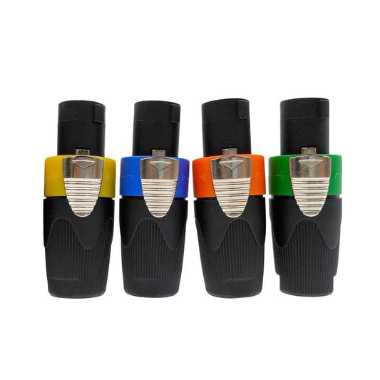 Speaker Powercon connector 20A Caron plug Speakon 4 pin Male Audio amplifier stage power connectors.