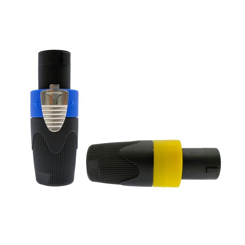 Speaker Powercon connector 20A Caron plug Speakon 4 pin Male Audio amplifier stage power connectors.