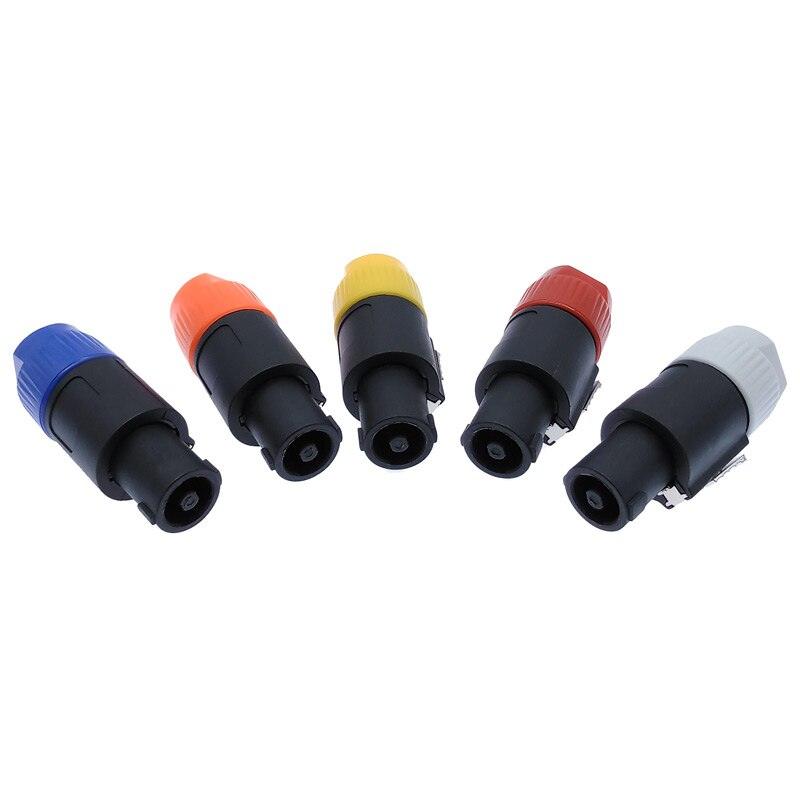 Speakon Connector 4 Pole Plug Male Speaker Audio 4 pin connector led connector.
